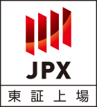 JPX東証一部上場認証ロゴ